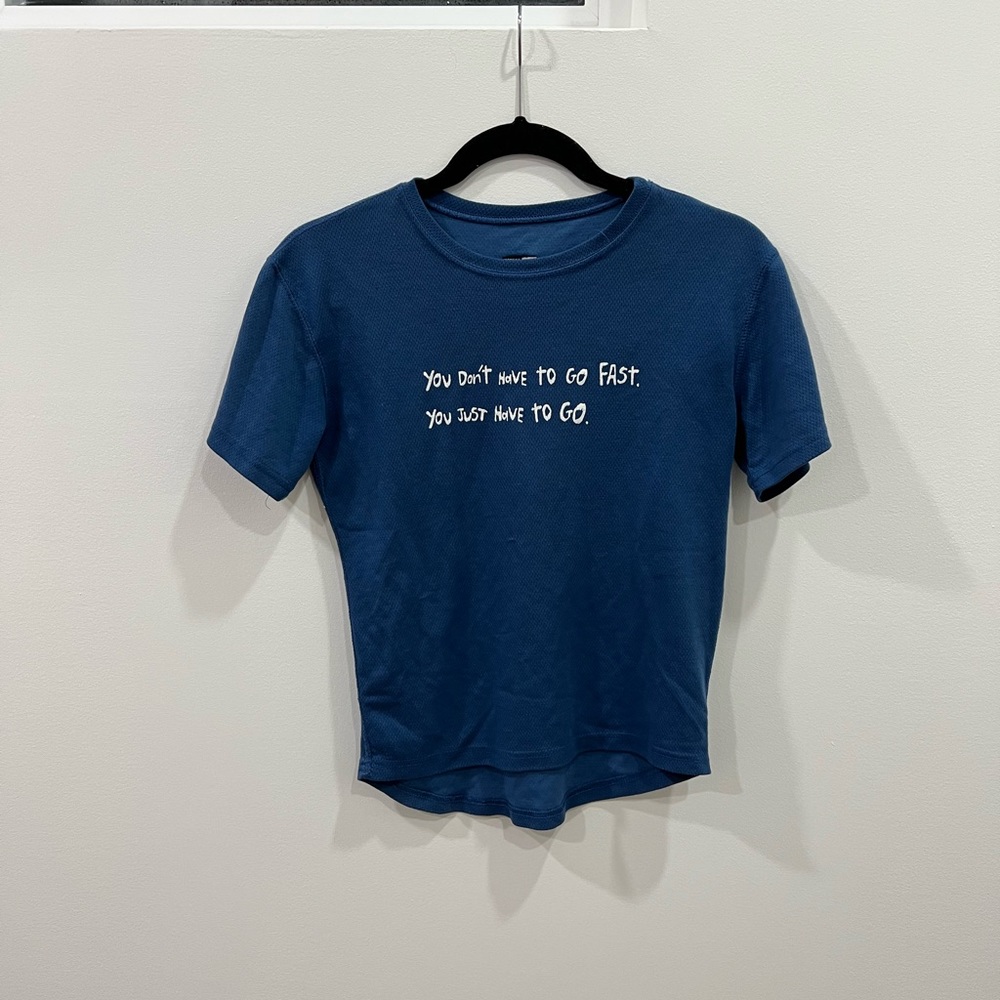 BLUE WORKOUT SHIRT